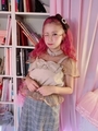 HS ribbon mesh TOPS/ベージュ