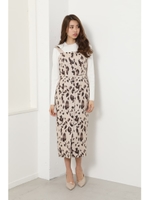 Leopard JQ Jumper Dress/BEG