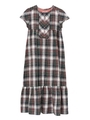MADRAS PLAID DRESS/レッド