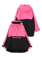 NEON COLOR OVERSIZED ANORAK/ピンク