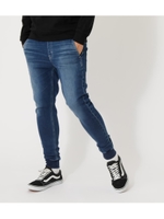 NEW DOBBY SLIM JOGGER/BLU