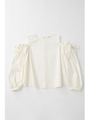 OPEN SHOULDER ブラウス/O/WHT1