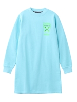 PREP COMPACT SWEAT DRESS/ライトブルー