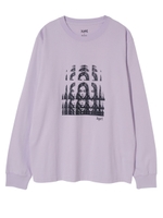 PSYCHEDELIC FACE L/S REGULAR TEE/ライトパープル
