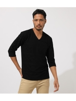 SHADOW CHIMAYO 3／4 SLEEVE TEE/BLK