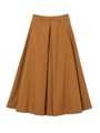 SOLID TUCKED SKIRT/ベージュ