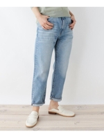 SOMETHING テーパードデニムパンツ/サックス(090)