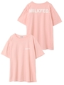 SS TEE BOTH SIDE FOAM STENCIL/ライトピンク