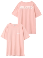 SS TEE BOTH SIDE FOAM STENCIL/ライトピンク