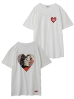 SS TEE UKIYOE HEART/ホワイト