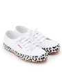 SUPERGA キャンバススニーカー/アイボリー×レオパード(004)