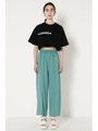 SW JERSEY WIDE LEG パンツ/L/GRN1