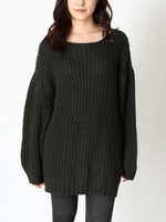 SタックルーズニットTOP/GREEN