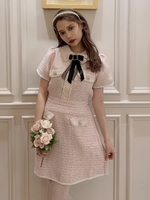 TS piping tweed O/P/ピンク