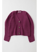 TUCK SLEEVE SHORT カーディガン/PUR