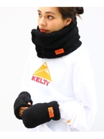 UNIVERSAL OVERALL/ユニバーサルオーバーオール別注フリースネックウォーマー/ブラック(019)