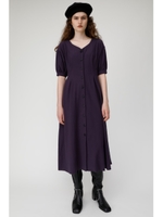 WAIST TUCK ロングドレス/PUR
