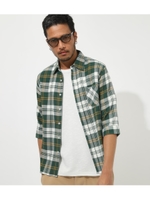 WASHED CHECK SHIRT/柄GRN5