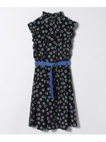 WO91 ROBE カラードットワンピース/ブルー系