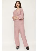 WOVEN V／N ALL IN ONE/L/PNK1