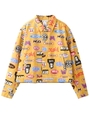 X-GIRL X HYSTERIC GLAMOUR ICONS JACKET/イエロー