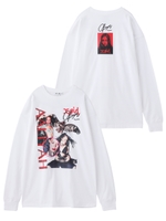 X-girl × AALIYAH L/S TEE/ホワイト