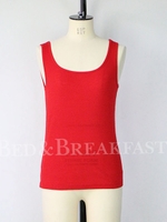 [BED&BREAKFAST]Cosmorama Wool Tank Top/RED