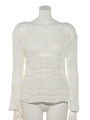 [BED&BREAKFAST]Ｌｏｏｓｅ　Ｃｏｔｔｏｎ　Ｓｗｅａｔｅｒ/OFF WHITE