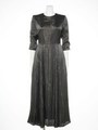 [GREED]Sparkle Lame Flared Dress/BLACK