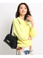 [L]【ハンドウォッシュ】ボトルネックドライニット/レモンイエロー(031)