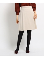 [S]台形ポンチスカート/ライトベージュ(051)