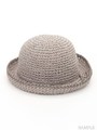 [ベビー]ペーパー編みハット/ライトグレ-