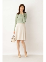 [洗える]ステファニーセットアップ スカート/ベージュ(040)