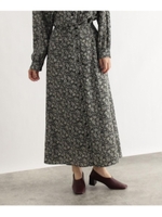 [洗える]ナローマキシスカート/ブラック(119)