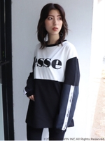 ellesseコラボミックスロゴロンT/BLK