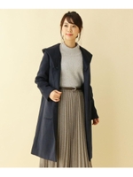 【2WAY】メルトン調フードコート/ネイビー(093)