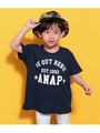 【ANAPKIDS】ワッフルBIGTシャツ/ネイビー(018)