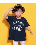 【ANAPKIDS】ワッフルBIGTシャツ/ネイビー(018)