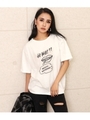 【ANAP】バックツイストプリントTシャツ/ホワイト(001)