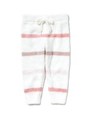 【BABY】'ベビモコ'マルチボーダー baby ロングパンツ/PNK