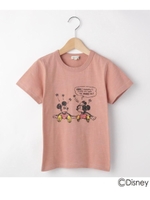 【Disney/ディズニー】プリントTシャツ/ベビーピンク(071)