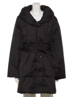 【HONEY CHURCH】フード付きダウンコート/黒