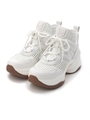 【MICHAEL KORS】OLYMPIA TRAINER/WHT