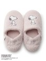 【PEANUTS】'ベビモコ'ルームシューズ/PNK