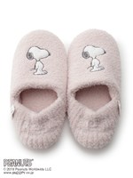 【PEANUTS】'ベビモコ'ルームシューズ/PNK