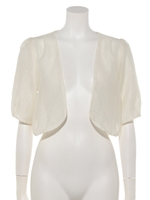 【Rewde】フォーマルボレロ（9R19-BL05）/シロ