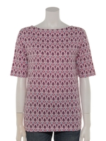 【Richie Witchie】パターン柄Ｔシャツ/ピンク