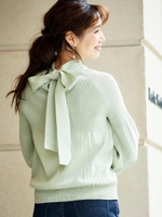 【TORRAZZO DONNA/トラッゾドンナ】 ボウタイ2WAYニット/ミント