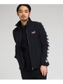 【WEB限定】  コラボ 別注  サイドライン ストレッチ トラックジャケット/ブラック(019)