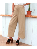 【anap Latina】 ウエストリボンリラクシーパンツ/ベージュ(005)